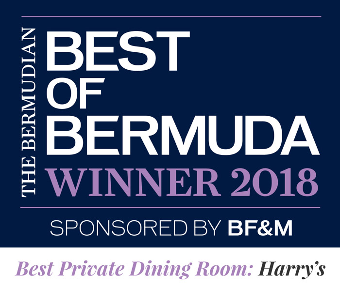 Best Private Dining Room in Bermuda: Harry's